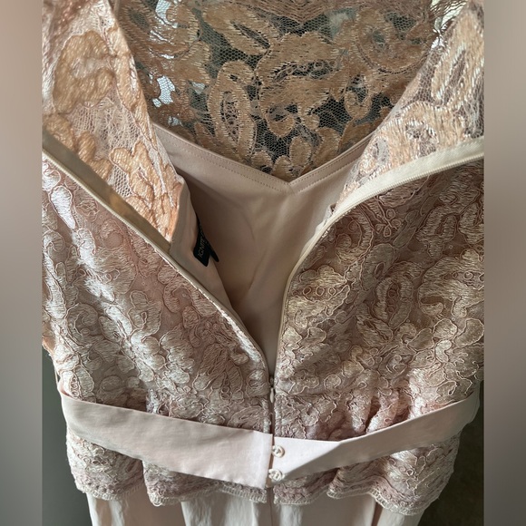 Blush Pink Formal Floor-Length Dress - Size 14 - Picture 7 of 7